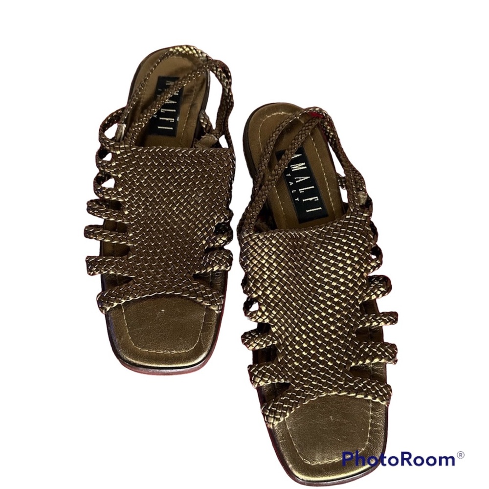 Amalfi size -  10 bronze sandals